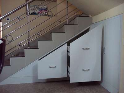 Staircase, Storage Designs by Carpenter Sajimon S, Kottayam | Kolo
