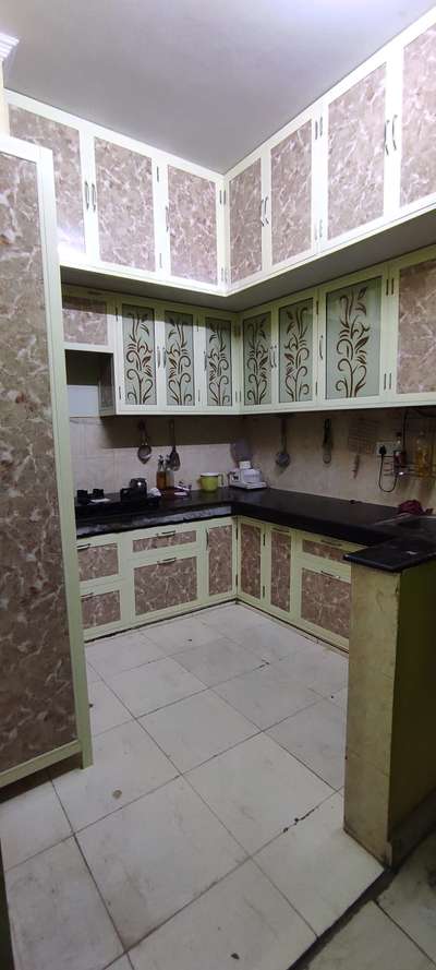 Kitchen, Flooring, Storage Designs by Contractor Sam Chishti Saifi, Delhi | Kolo