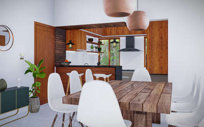 Dining, Furniture, Table, Home Decor, Storage Designs by Architect Eham Architectural Studio, Kozhikode | Kolo