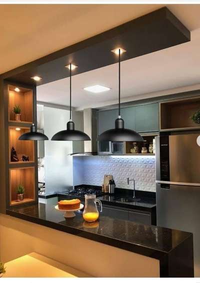 Kitchen, Lighting, Storage, Home Decor Designs by Electric Works RAVINDRA MANDAL, Delhi | Kolo