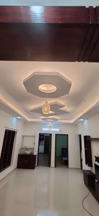 Ceiling, Flooring, Lighting Designs by Interior Designer Vishnu  vandanath, Kottayam | Kolo