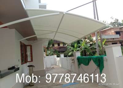 Outdoor, Exterior Designs by Interior Designer concept tensile roofing, Kozhikode | Kolo