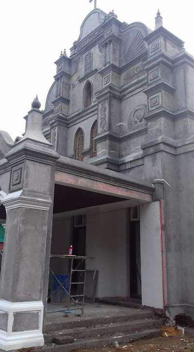 Exterior, Prayer Room Designs by Contractor Raj kumar, Pathanamthitta | Kolo