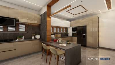 Kitchen, Storage Designs by Civil Engineer Magno Design Studio, Malappuram | Kolo
