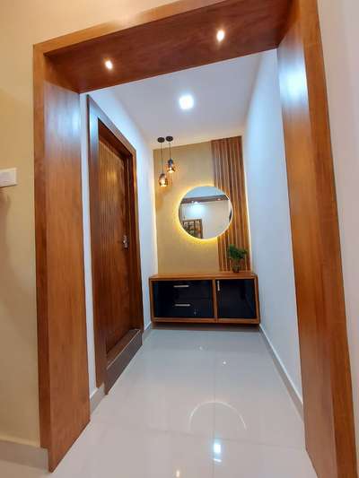 Flooring, Lighting, Wall, Storage Designs by Carpenter jini ok ambition , Kannur | Kolo