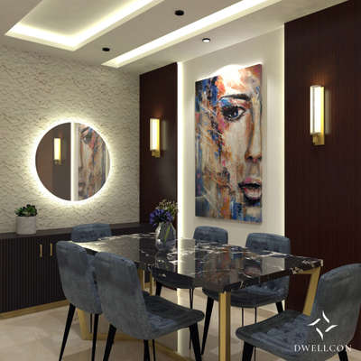 Dining, Furniture, Table Designs by Interior Designer Dwellcon  , Gurugram | Kolo
