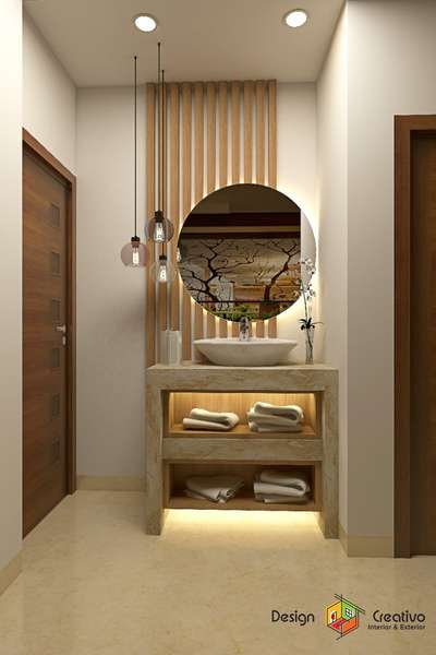 Bathroom, Lighting Designs by Contractor KALA SHANDAS, Ernakulam | Kolo