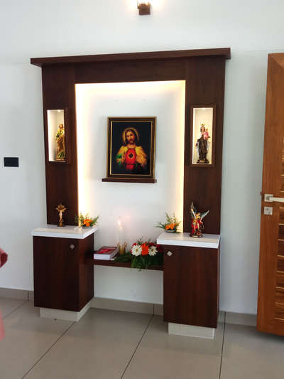 Lighting, Prayer Room, Storage Designs by Painting Works Anil Kumar ts, Thiruvananthapuram | Kolo