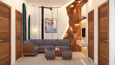 Lighting, Living, Furniture, Storage, Table Designs by Interior Designer Råvi Patidar, Jaipur | Kolo