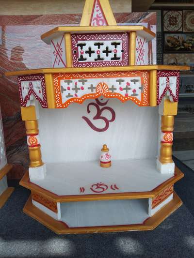 Prayer Room, Storage Designs by Flooring Raja Patel, Ujjain | Kolo
