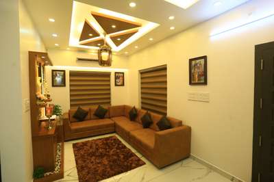 Ceiling, Furniture, Lighting, Living, Table, Storage Designs by Contractor KALA SHANDAS, Ernakulam | Kolo