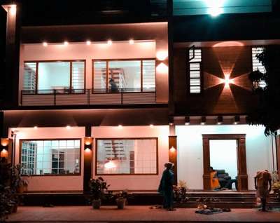 Exterior, Lighting Designs by Contractor Anaskk Anas Kk, Wayanad | Kolo