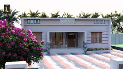 Exterior, Flooring Designs by Civil Engineer Rj Home Designs, Kottayam | Kolo