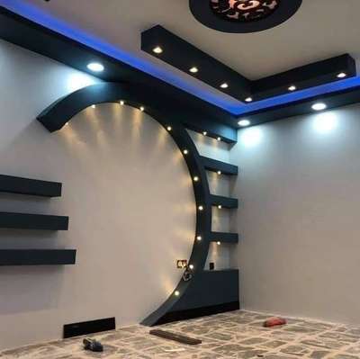 Living, Lighting, Storage, Ceiling Designs by Interior Designer Aashif Ahmed, Ghaziabad | Kolo