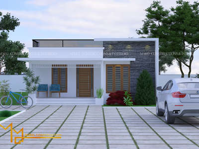 Exterior Designs by Civil Engineer M M G Construction  Interiors, Thrissur | Kolo