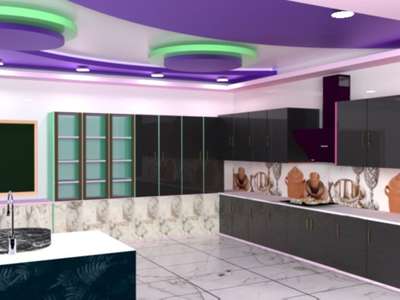Ceiling, Kitchen, Storage Designs by Interior Designer pramjeet Deswal, Rohtak | Kolo