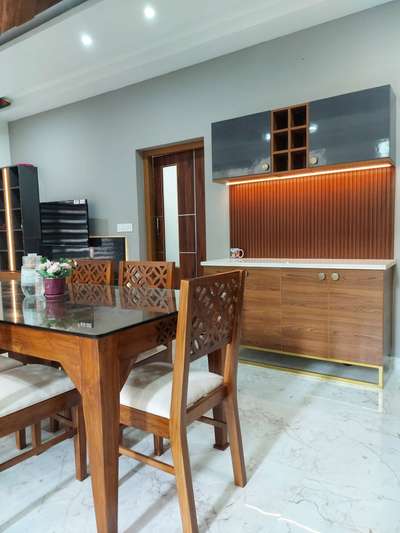 Dining, Furniture, Lighting, Storage, Table Designs by Interior Designer mp interiors, Kottayam | Kolo