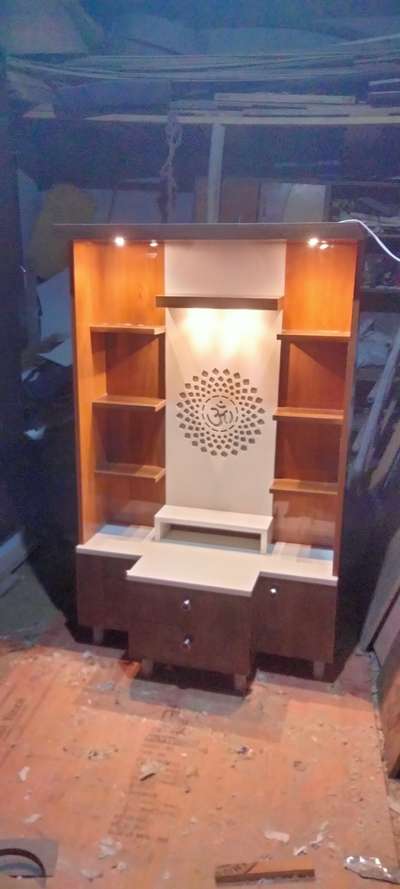 Prayer Room, Storage Designs by Carpenter Ajay sharma, Ghaziabad | Kolo