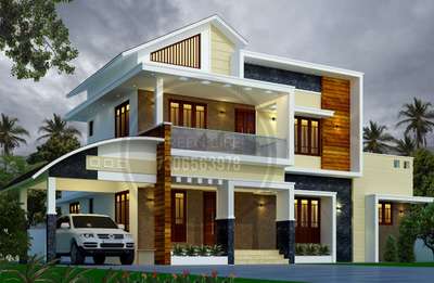 Exterior Designs by Civil Engineer faizal majeed, Kottayam | Kolo