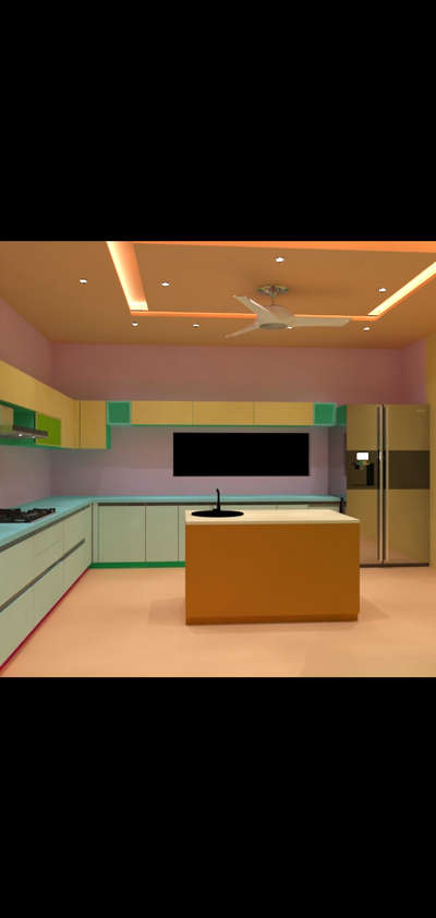 Ceiling, Lighting, Kitchen, Storage Designs by Interior Designer Carol inDecor, Sonipat | Kolo
