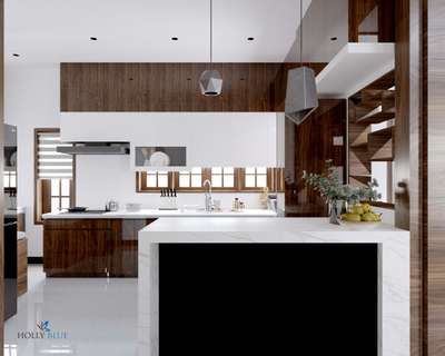 Kitchen, Storage Designs by Interior Designer Holly Blue  Interio, Thrissur | Kolo