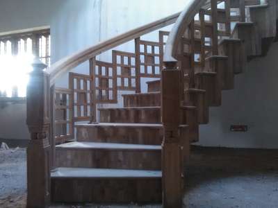 Staircase Designs by Carpenter Rajesh  RV, Kollam | Kolo