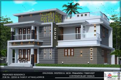 Exterior Designs by Civil Engineer Deepesh Kdeepesh, Kannur | Kolo