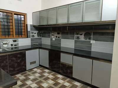 Kitchen, Storage, Wall, Furniture Designs by Interior Designer QFAB Interiors, Kottayam | Kolo