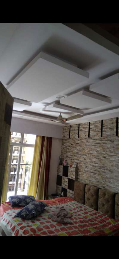 Bedroom, Furniture, Ceiling, Storage Designs by Contractor Nasru Saifi, Gautam Buddh Nagar | Kolo