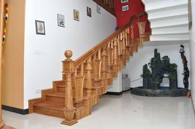 Staircase, Home Decor Designs by Carpenter Unnikrishnan Kizhakkootte, Thrissur | Kolo