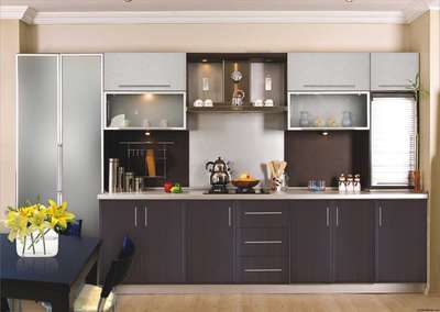 Kitchen, Storage Designs by Contractor Sajith VP, Kozhikode | Kolo
