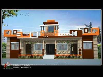 Exterior Designs by 3D & CAD Mahesh Rathor ठेकेदार, Dewas | Kolo