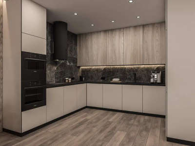 Kitchen, Storage, Lighting Designs by Architect nasdaa interior  pvt Ltd , Delhi | Kolo