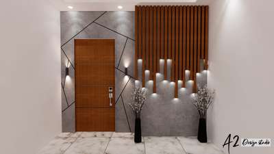 Door, Lighting, Wall Designs by Interior Designer A2 Design Studio, Ghaziabad | Kolo