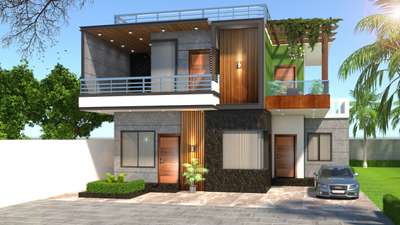 Exterior, Lighting Designs by 3D & CAD kamal sharma, Sonipat | Kolo