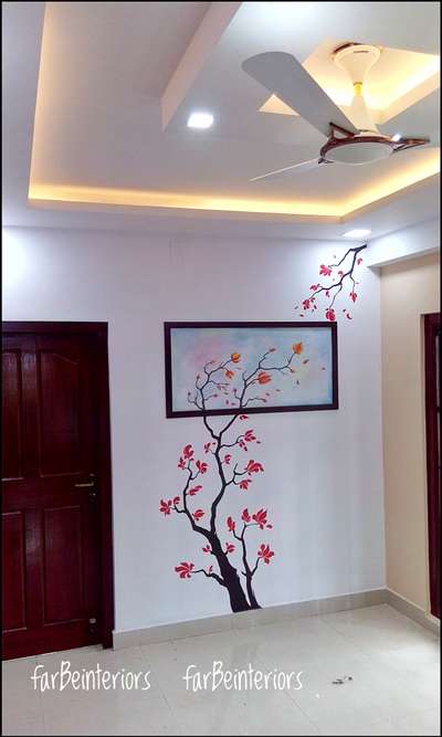 Wall, Ceiling Designs by Interior Designer farbe  Interiors , Thrissur | Kolo