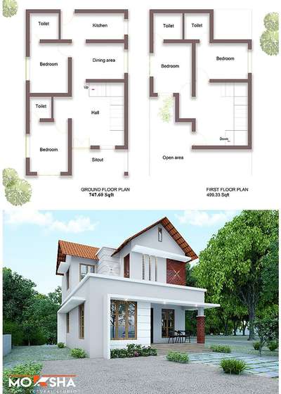 Exterior, Plans Designs by Interior Designer Sujeesh  ks, Thiruvananthapuram | Kolo
