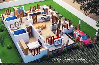 Plans Designs by Civil Engineer HARI KUMAR      Home designers, Pathanamthitta | Kolo