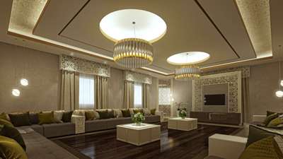 Ceiling, Furniture, Lighting, Living, Table Designs by Interior Designer shabeer  ali, Kozhikode | Kolo