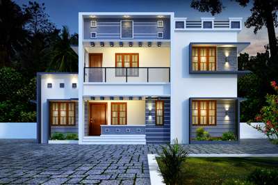 Exterior, Lighting Designs by Civil Engineer Robin George Roy Chuzhukunnil, Pathanamthitta | Kolo