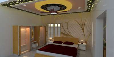 Ceiling, Lighting, Furniture, Storage, Bedroom Designs by 3D & CAD SPYRO INTERNATIONAL, Alappuzha | Kolo