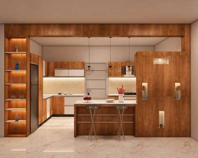 Kitchen Designs by Interior Designer Elegant home interiors, Wayanad | Kolo