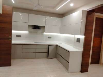 Kitchen, Storage, Flooring, Lighting Designs by Architect WORLD ARCHITECT , Bhopal | Kolo