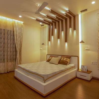 Ceiling, Furniture, Lighting, Storage, Bedroom Designs by Interior Designer Raju Khan, Sikar | Kolo