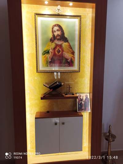 Prayer Room Designs by Interior Designer ꧁༒ 9 wood Iñtërīors༒꧂, Kollam | Kolo