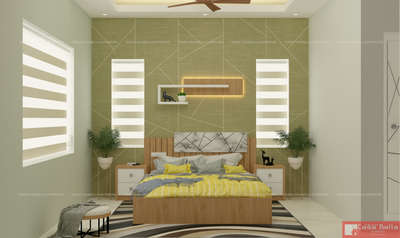 Bedroom, Furniture, Storage, Wall, Lighting Designs by 3D & CAD nijo pullan, Thrissur | Kolo
