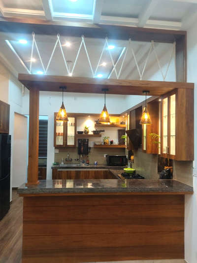 Ceiling, Lighting, Kitchen, Storage, Home Decor Designs by Interior Designer vijesh viju, Malappuram | Kolo