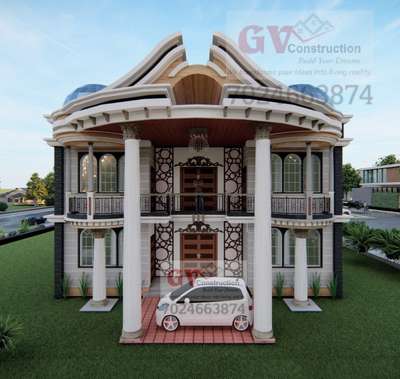 Exterior Designs by Architect GV Construction, Indore | Kolo