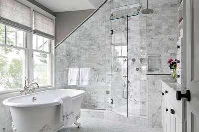 Bathroom Designs by Interior Designer JITENDRA TYAGI- ANCIENT INTERIORS, Gurugram | Kolo
