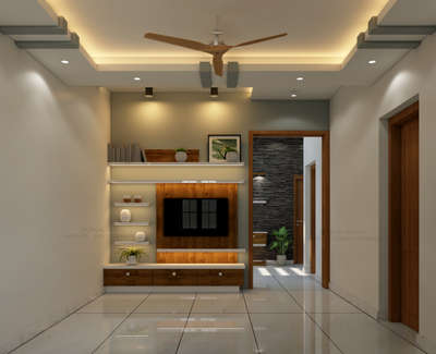 Ceiling, Outdoor, Living, Storage, Home Decor Designs by Interior Designer Riyas K S, Kottayam | Kolo